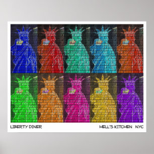PÓSTER COMENSAL DE LA LIBERTAD - NEW YORK CITY