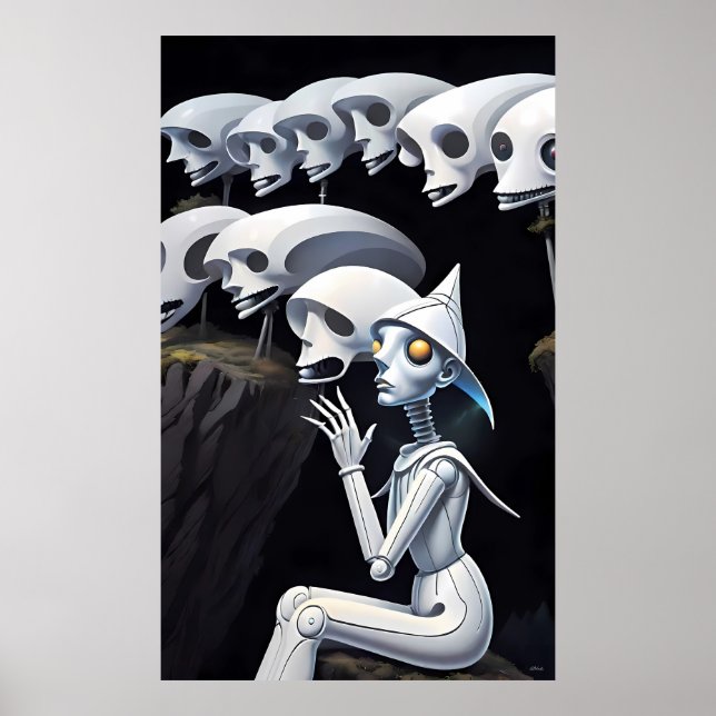 Póster Comenzar la evolución sin mí Ken Gage Art (Frente)