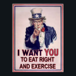 Póster Comer Derecho Y Ejercicio<br><div class="desc">Comer Derecho Y Ejercicio</div>