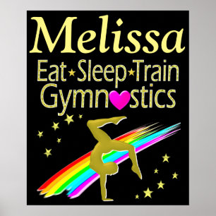 PÓSTER COMER, DORMIR, GIMNASTICA POSTER PERSONALIZADO