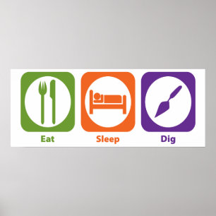 Póster Comer la garra del sueño