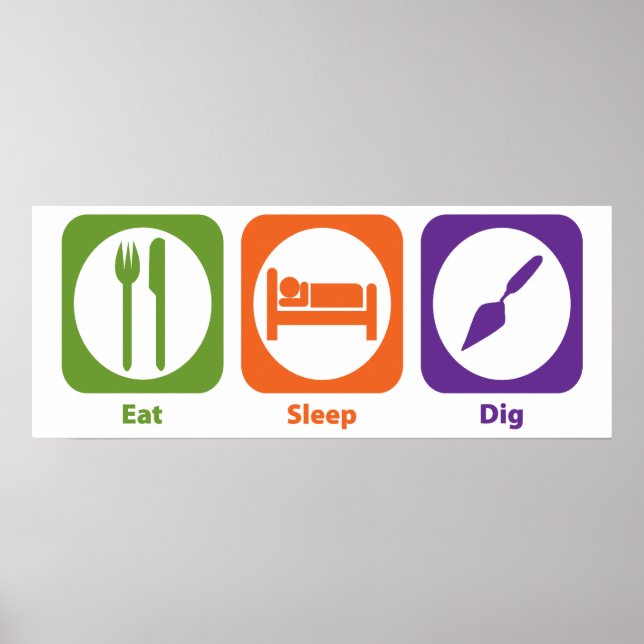 Póster Comer la garra del sueño (Frente)