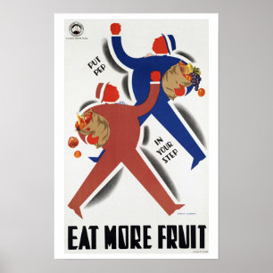 Póster Comer más fruta ~ Viajes por Australia