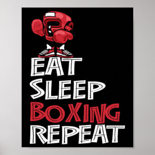 Póster Comer Regalos De Envío Repentino De Boxeo De Sueño