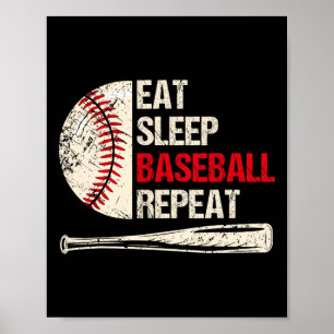 Póster Comer Sleep Sell Repetir Funny Vender Player 1