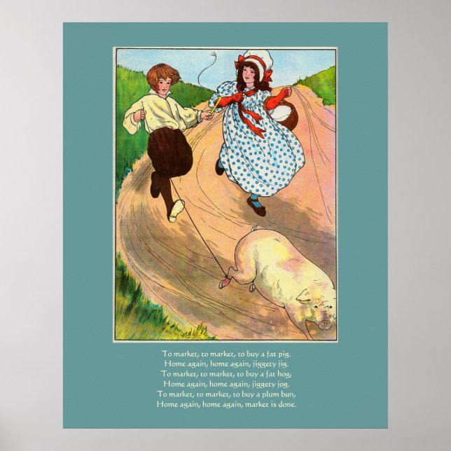 Póster Comercializar, comercializar, comprar un cerdo gor (Frente)