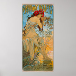 Póster Comerciantes de transporte por Alphonse Mucha (190