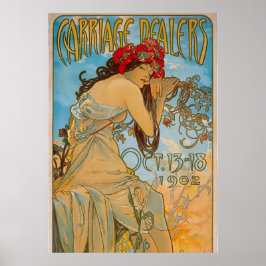 Póster Comerciantes de transporte por Alphonse Mucha (190
