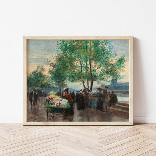 Póster Comerciantes en el Sena   Victor Gabriel Gilbert