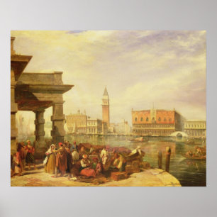 Póster Comerciantes orientales a la entrada del Gran Can