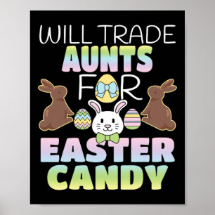 Póster ¿Comerciarán Tantos Por Niños Cuestos De Pascua?