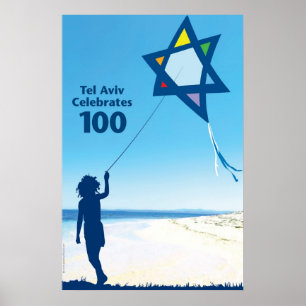 Póster cometa 100 de Tel Aviv