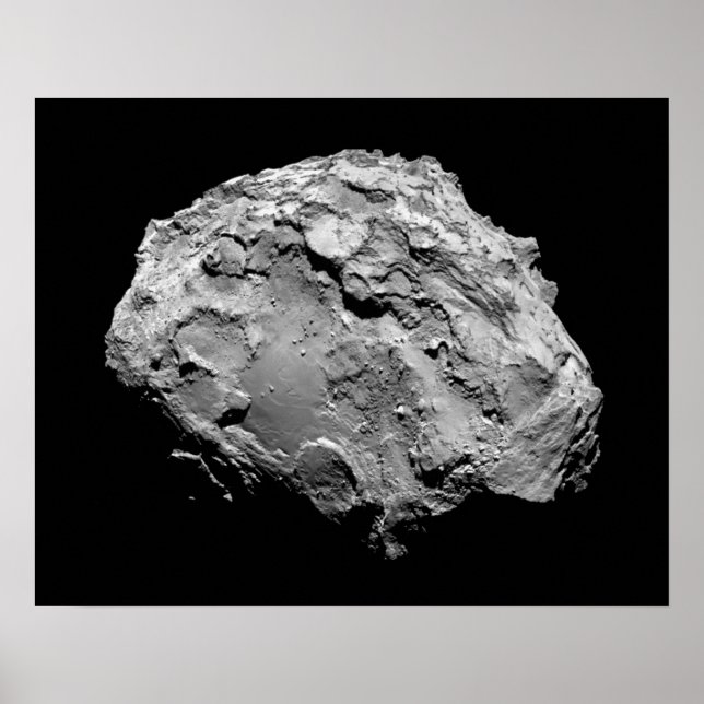 Póster Cometa 67P Misión Churyumov-Gerasimenko Rosetta (Frente)
