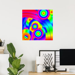 Póster Cometa abstracta