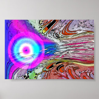 Póster Cometa brillante