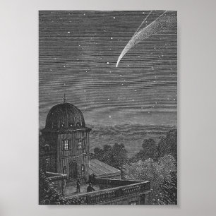 Póster Cometa de Julio Verne