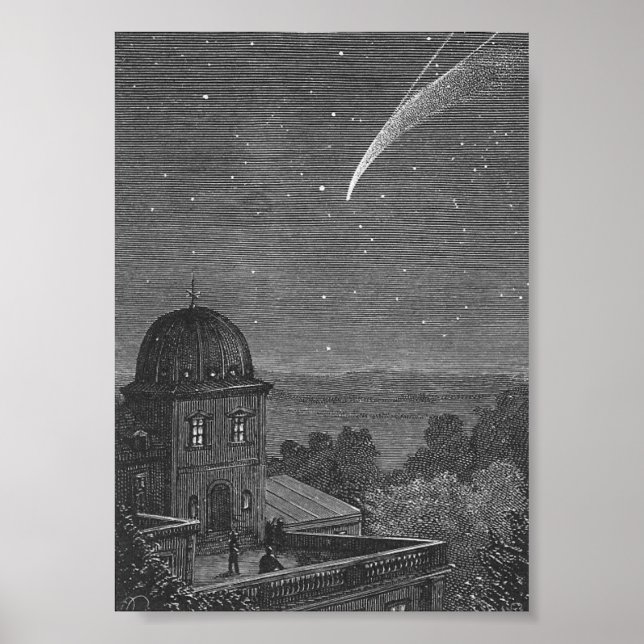 Póster Cometa de Julio Verne (Frente)