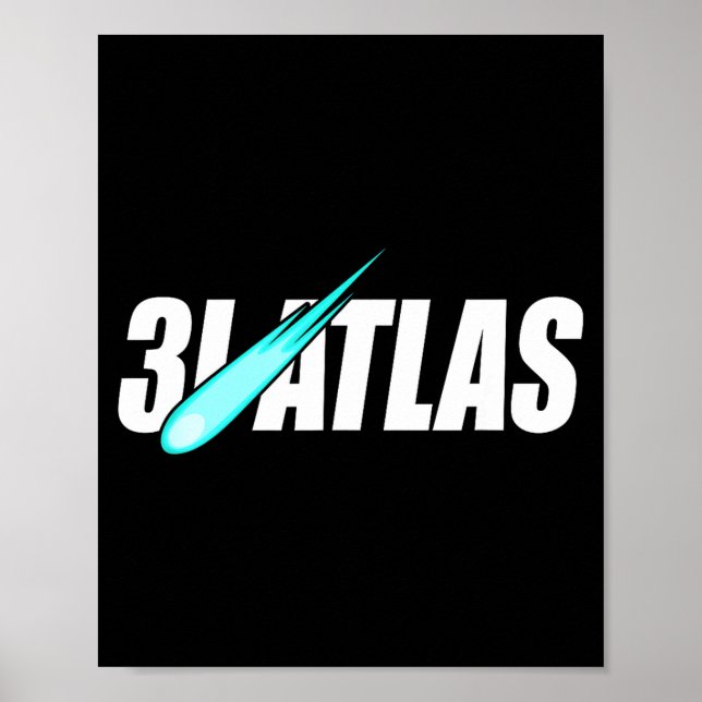 Póster Cometa interestelar 3i_atlas (Frente)