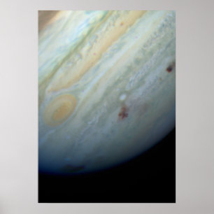 Póster Cometa P: Shoemaker-Levy 9 Bombards Jupiter
