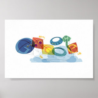 Póster cometas de 10 horas