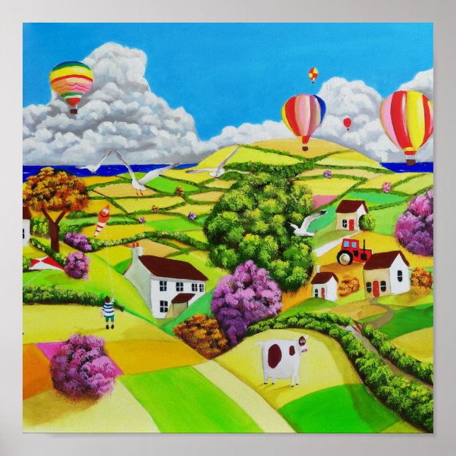 Póster Cometas voladoras (Frente)