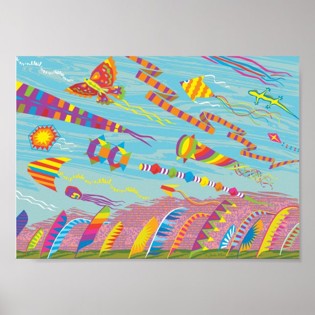 Póster Cometas y carteles (Frente)