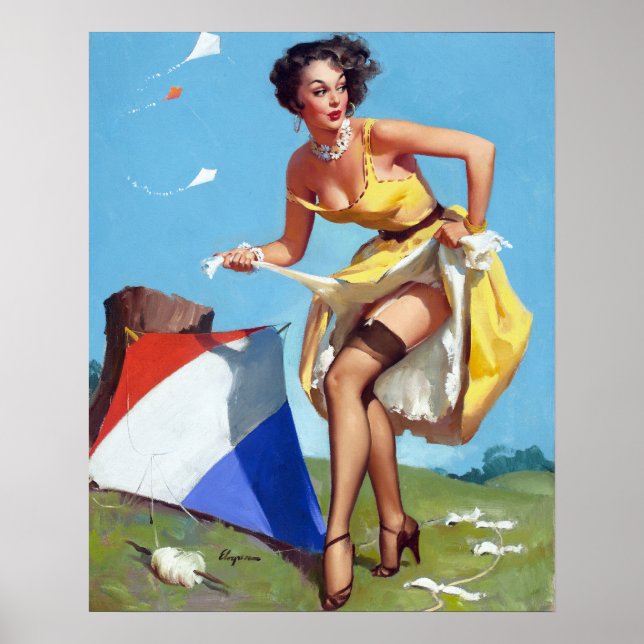 Póster Cometas y clavijas (Frente)