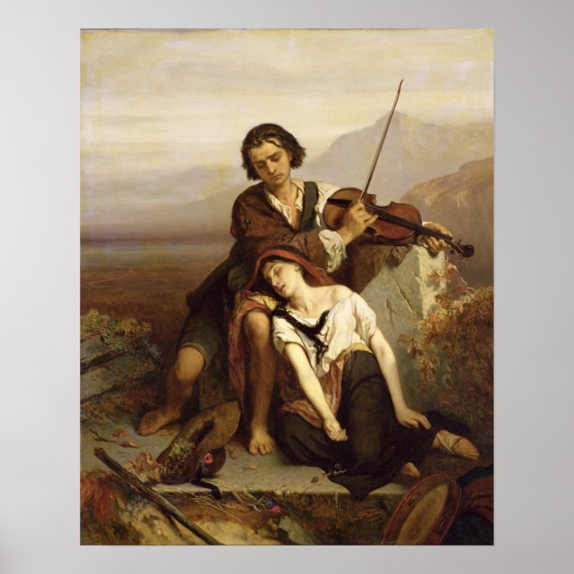 Póster Comfort in Grief, c.1852 (Frente)