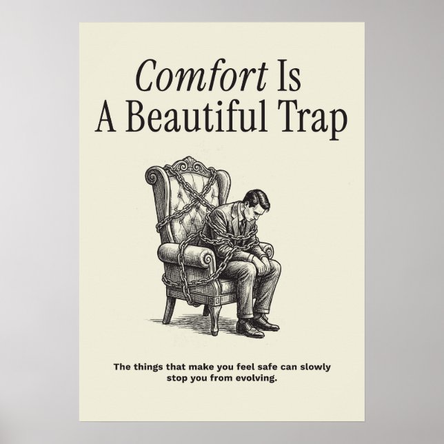 Póster Comfort Is A Beautiful Trap (Frente)