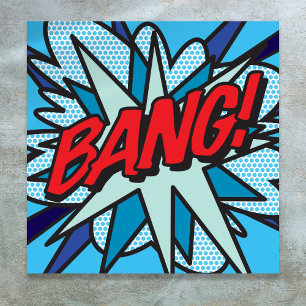 Póster Cómic Book Pop Art BANG