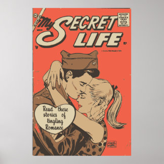Póster Comic Book Romance My Secret Life 22 Poster