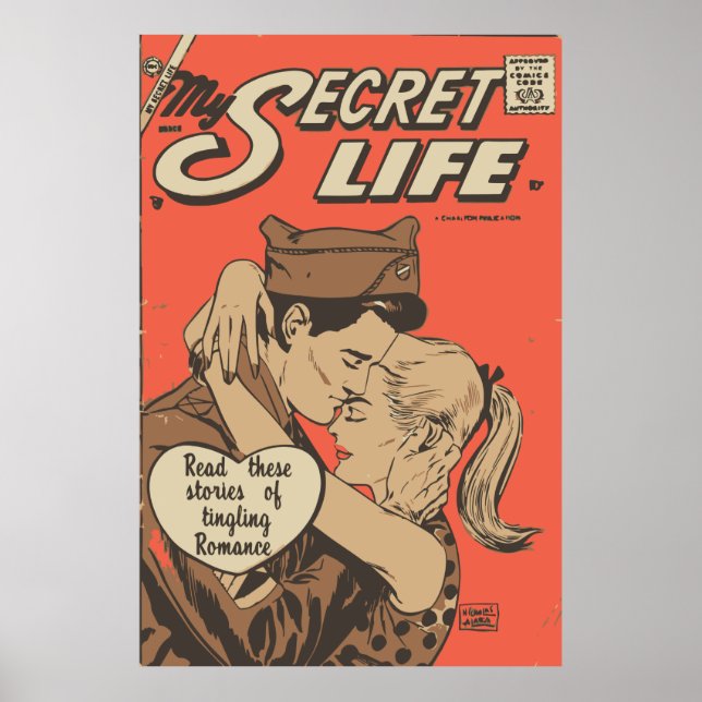 Póster Comic Book Romance My Secret Life 22 Poster (Frente)
