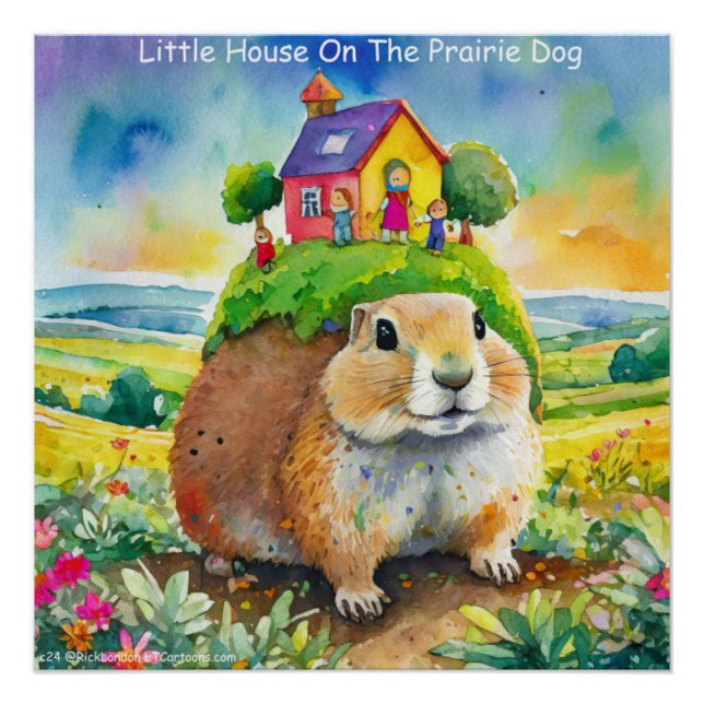 Póster Comic de Rick London Prairie Dog Life (Anverso)