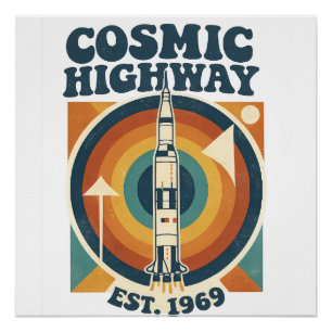 Póster Comic Highway – Divertido Arte Pop para Fanáticos 