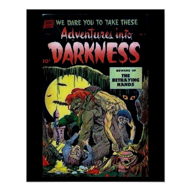 Póster Comic ilustrado por personalizados (Anverso)