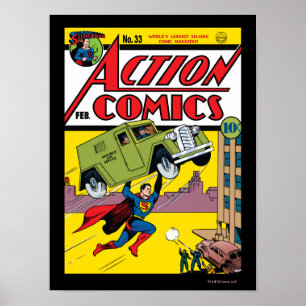 Póster Comics de acción #33