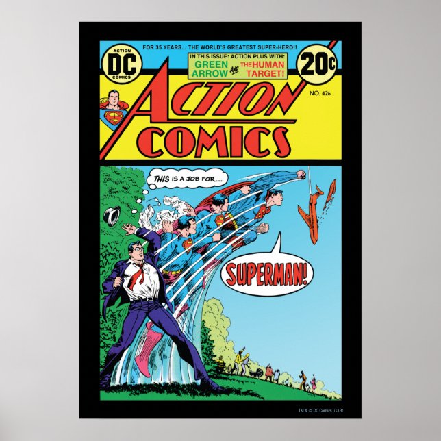 Póster Comics de acción #426 (Frente)
