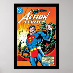 Póster Comics de acción #485