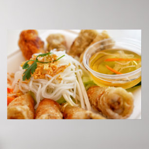 Póster comida china para llevar