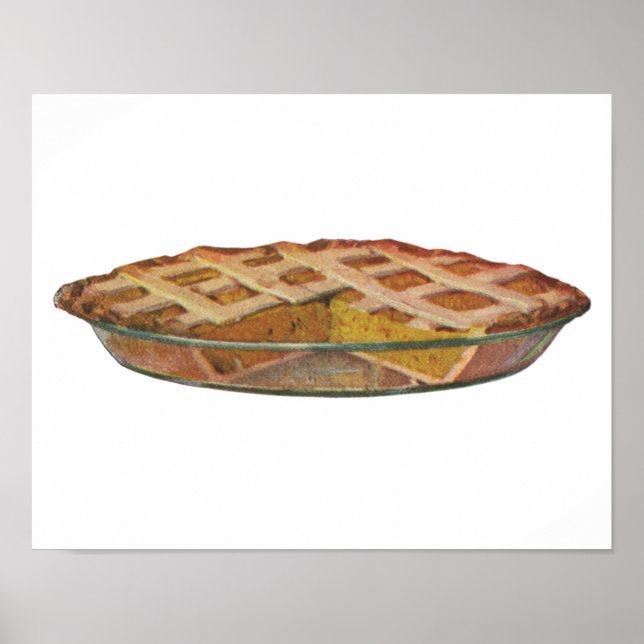 Póster Comida de época, postre, crema de calabaza de Acci (Frente)
