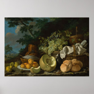 Póster Comida de la tarde