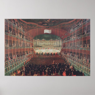 Póster Comida en el teatro San Benedetto