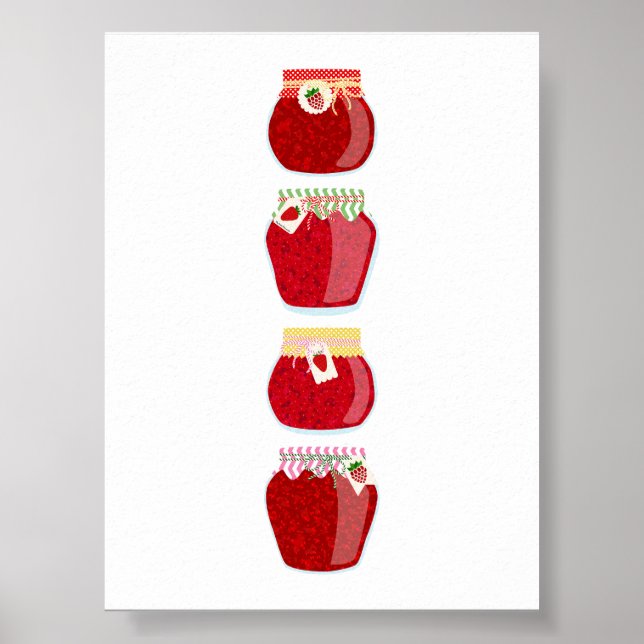 Póster Comida en lata - Atascos mixtos (Frente)