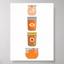 Póster Comida en lata - Atascos mixtos