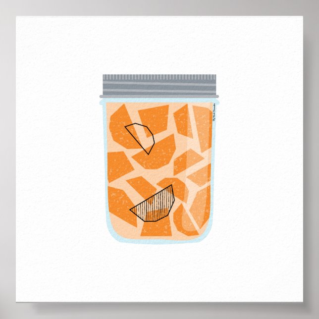 Póster Comida en lata - Patatas dulces (Frente)