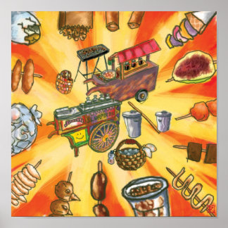 Póster Comida filipina