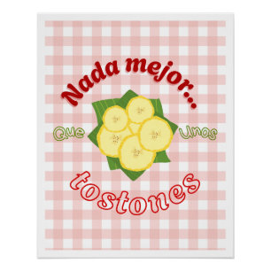 Poster comida latina frase divertida aesthetic