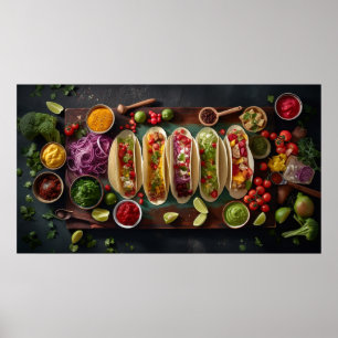 Póster Comida mexicana