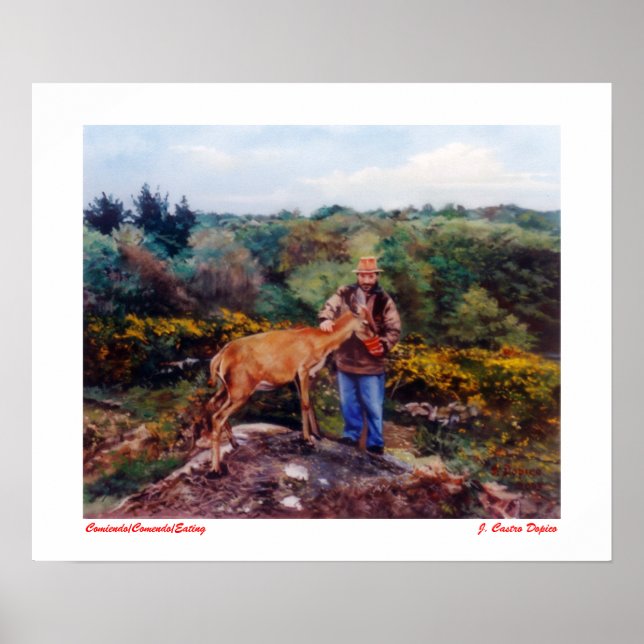 Póster Comiendo/Comendo/Eating (Frente)