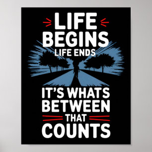 Póster Comienza la vida